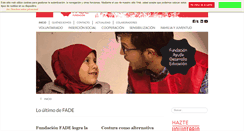 Desktop Screenshot of fundacionfade.org